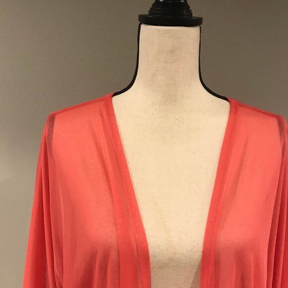 LuLaRoe salmon kimono - Picture 2 of 9